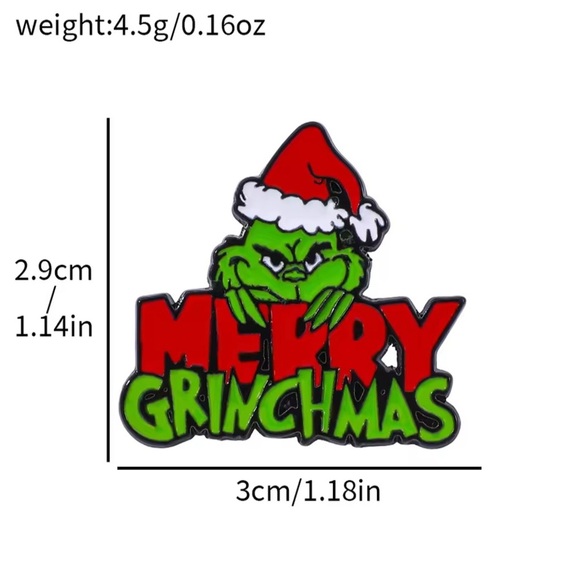 Grinch Christmas Pins Set - Picture 3 of 4